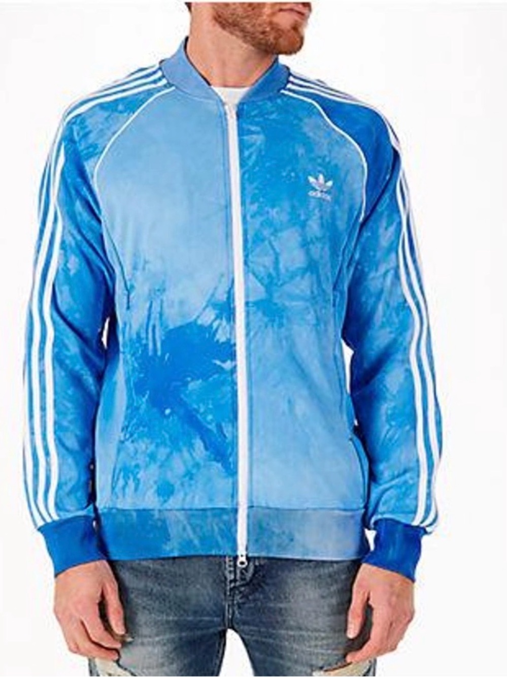 Adidas 2018 HU Pharrell Williams Men’s Blue Track Jacket
